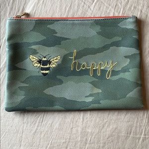 C. Wonder “Be Happy” Camo Clutch